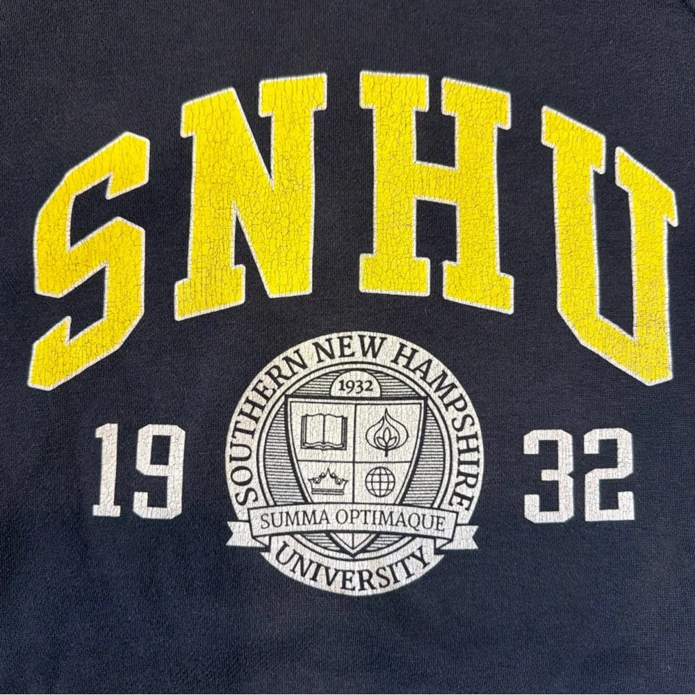 League Southern New Hampshire University Hoodie Pullover Navy Women’s Medium - Picture 4 of 5